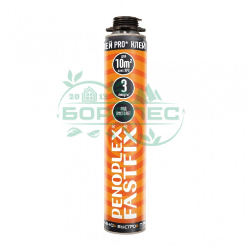 Клей Penoplex пеноплекс Fastfix для фиксации утеплителя из XPS,750 мл (расх.-6-10м2)