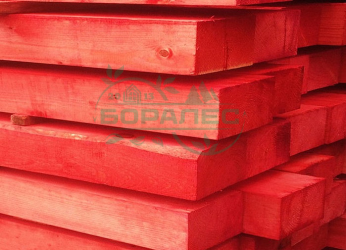 доска обрезная антисептированная 40x150x6м 