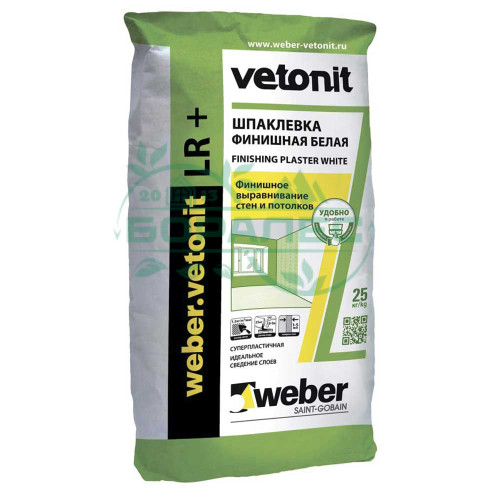 Шпатлевка Vetonit LR+ (Ветонит ЛР+) Weber (Вебер)