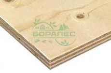 Фанера ФК 1525х1525 4/4 строительная - 24 мм