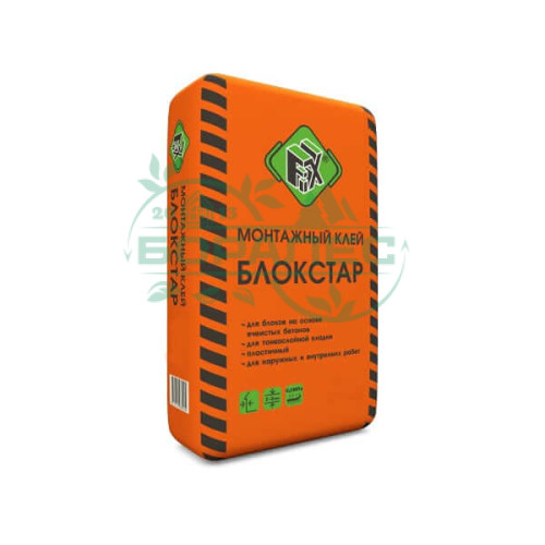 Клей монтажный БЛОКСТАР FiX (25кг) 70шт/под