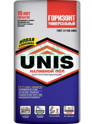 ЮНИС-ГОРИЗОНТ Универсальный Быстротвердеющий (20кг) (64шт/под)