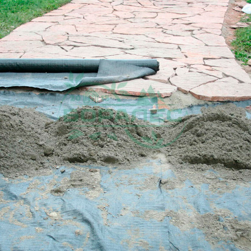 Геотекстиль 60 Садовый и строительный X-glass 1.6х25м 40м2