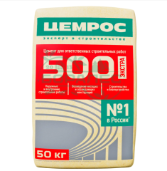 Цемент М500 (M500) Евроцемент (Цемрос)