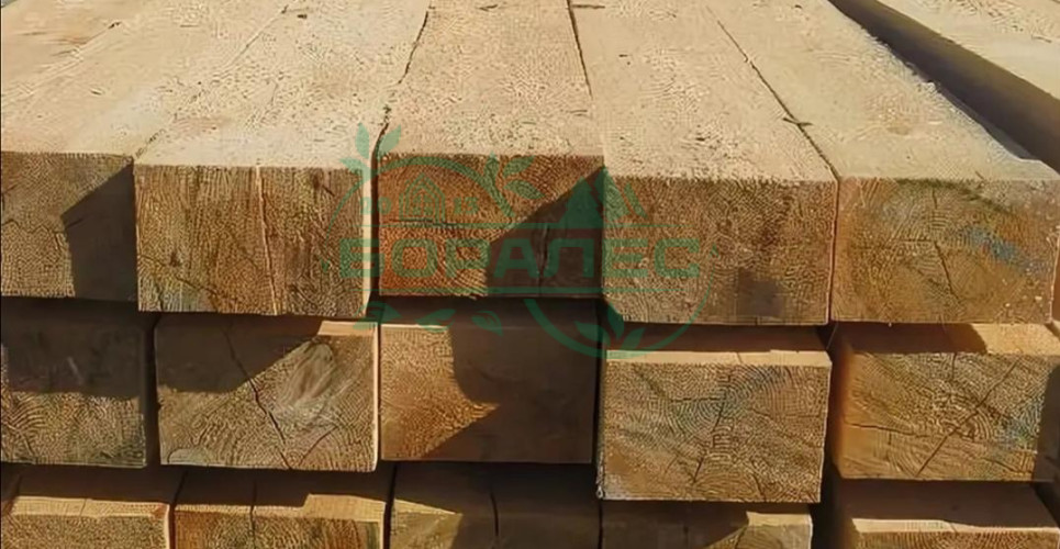 Брус лиственница 1сорт 100х150х6000 мм