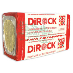 Вата утеплитель DiROCK Кавити 1000*600*100 2,4м2 0,24м3 50кг/м3