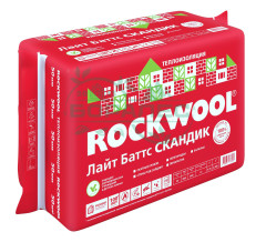 Утеплитель Rockwool Лайт Баттс Скандик 1200х600х100 мм