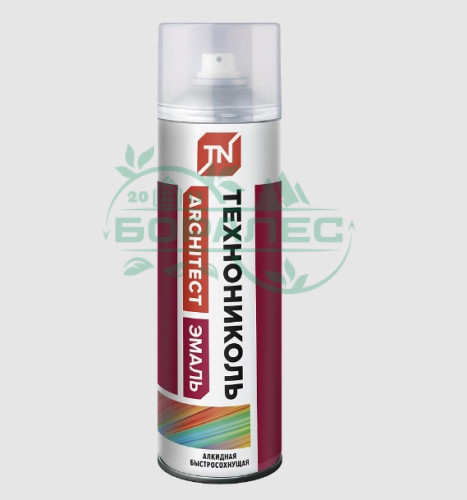 Эмаль аэрозольная ТЕХНОНИКОЛЬ черный глянец 9005