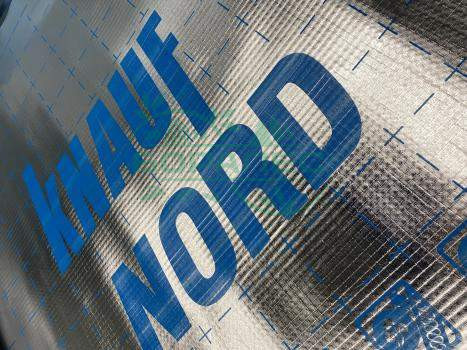 KNAUF NORD Vapor Barrier-50, Пароизоляционная пленка (180пл.) Фольгированная (75м2)