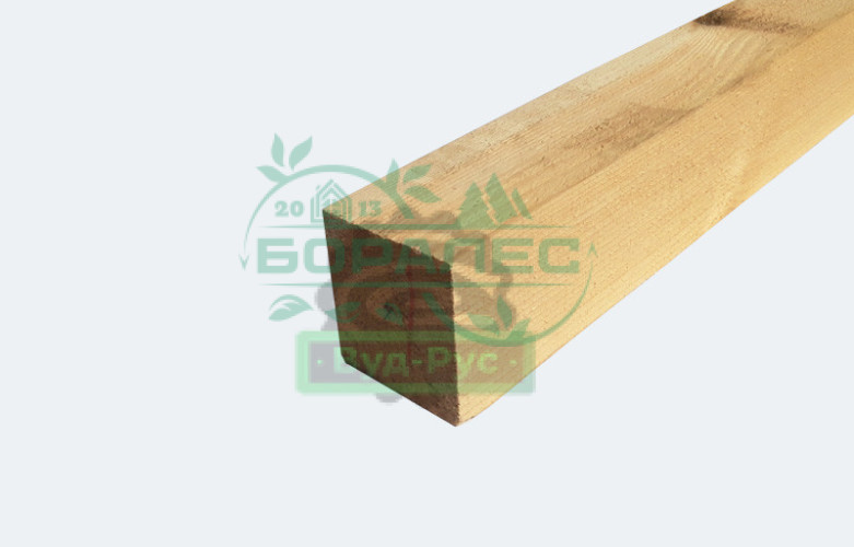 Брус обрезной ГОСТ сухой и ТУ 100 х 100 х 6000 