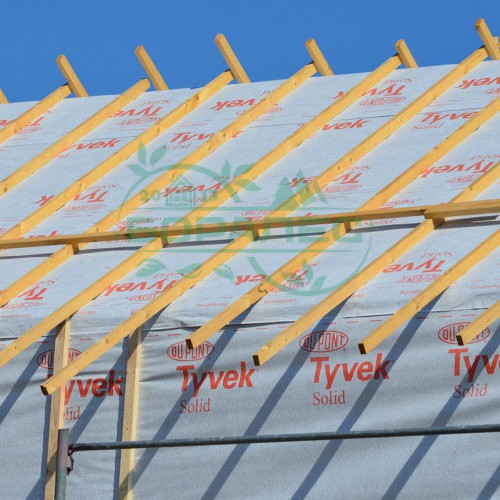 Легкая паропроницаемая мембрана Tyvek Solid - 1,5 х 50 м Тайвек Солид(75м2) пленка диффузионная