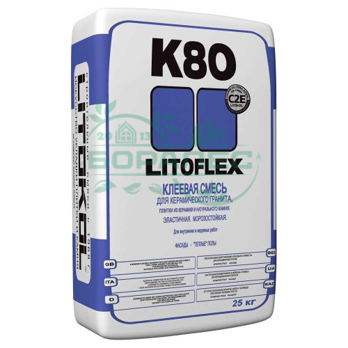 Клей плиточный K80 LITOKOL LITOFLEX (К80 Литокол Литофлекс)