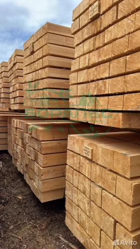 Брус обрезной из лиственницы 100 х 150 х 6000