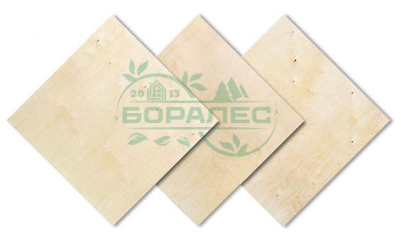 Фанера ФК сорт 3/4 Шлифованная 1525*1525*6 72л/под