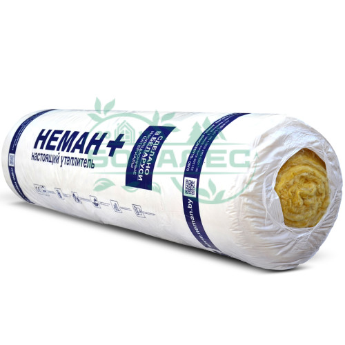 Мат из стекловолокна НЕМАН М11- лайт 2*6250*1200* 50 (15м2) (0,75м3)(30шт/под)