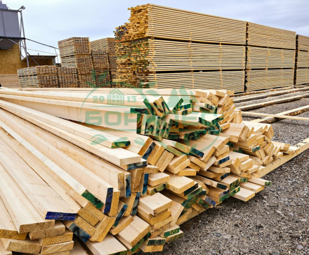 Доска обрезная 1сорт - 50 х 200 х 6000