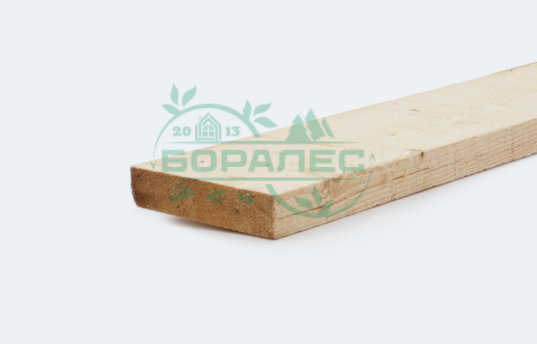 Доска обрезная 1сорт сухая  25 х 100 х 6000