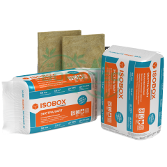 Утеплитель Изобокс Экстралайт 50% компрессия 800х600х50мм (7,2м2) (0,36м3) 15 плит