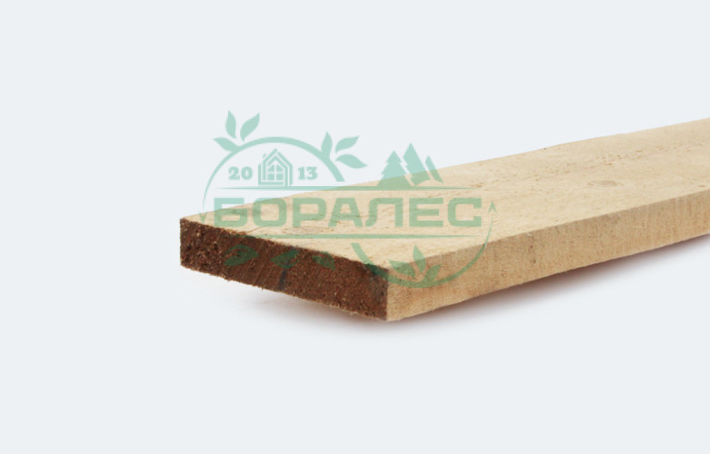 Доска обрезная 1сорт сухая 25 х 150 х 6000