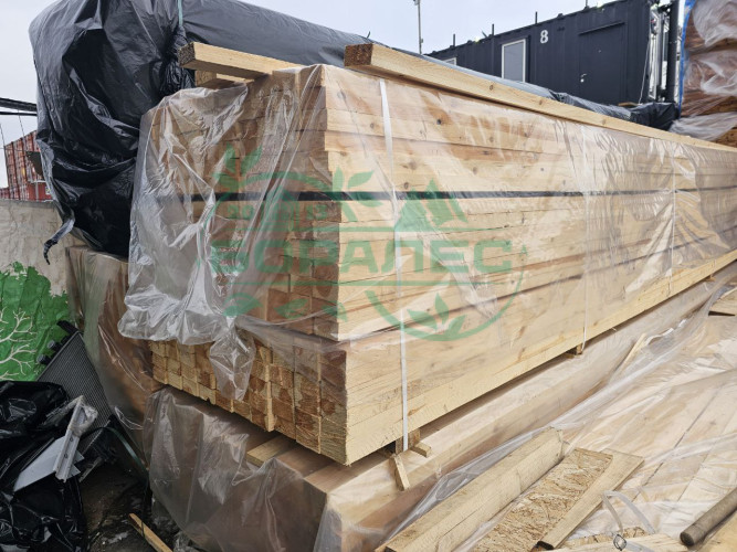 Доска обрезная 1сорт сухая 25 х 150 х 6000