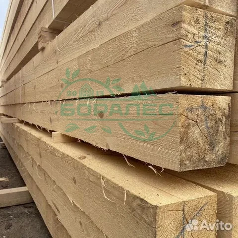 Брус обрезной из осины 150 х 200 х 6000