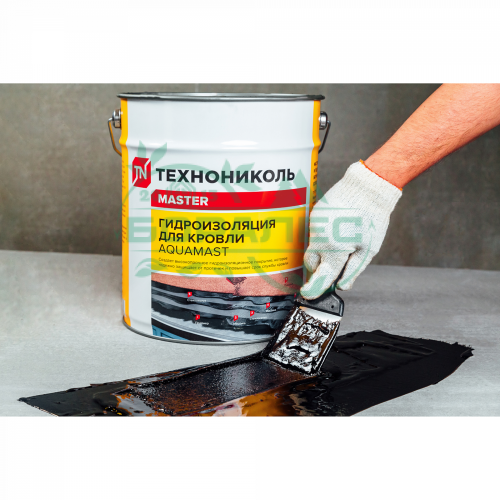 Мастика  битумная- резиновая для кровли Аквамаст "Технониколь" (18кг)
