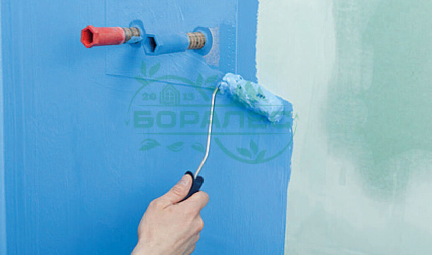 Обмазочная гидроизоляция Волма Контур голубая (5 кг)