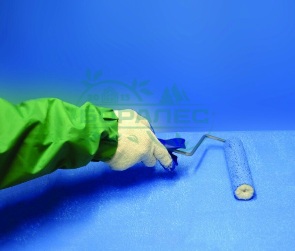 Обмазочная гидроизоляция Волма Контур голубая (5 кг)