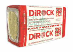 Утеплитель DIROCK Фасад дирок 1000*600*100мм (1,8м2) (0,18м3) (100кг/м3)