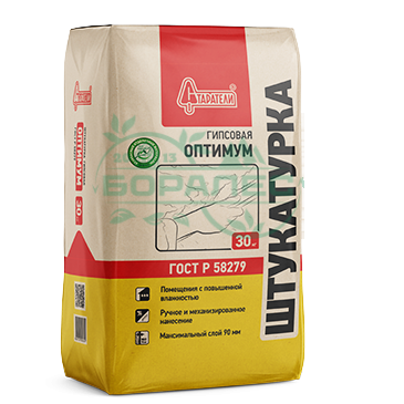 Штукатурка гипсовая СТАРАТЕЛИ Оптимум ручного и машинного нанесения (30кг)