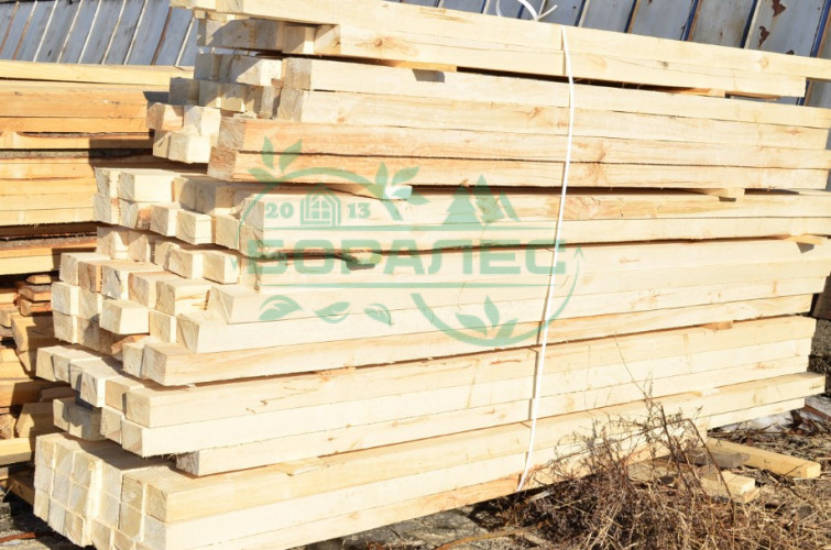 Обрезной брус осина 100x100x6м