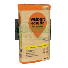 Клей для плитки и керамогранита Weber Vetonit Easy Fix вебер ветонит 25 кг (48шт/под)