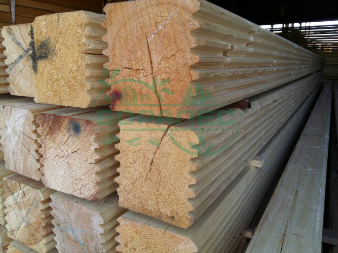 Профилированный брус 100х150x6000