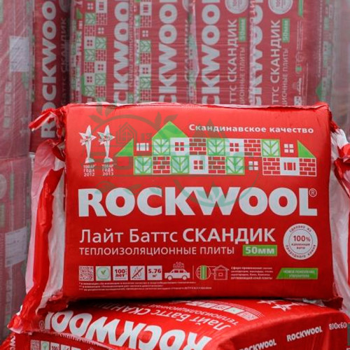 Rockwool (Роквул) ЛАЙТ БАТТС Скандик 100мм