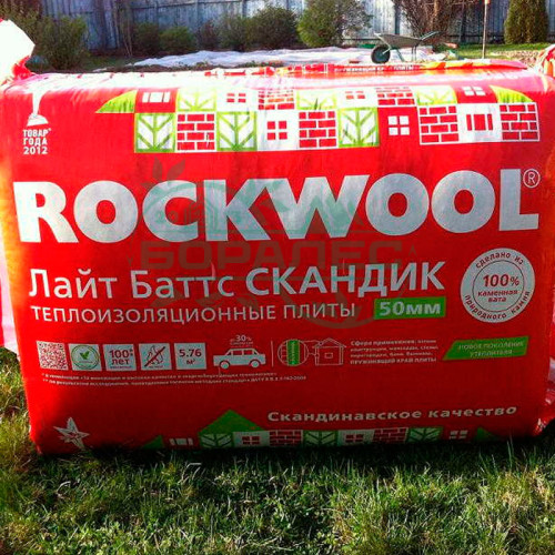 Rockwool (Роквул) ЛАЙТ БАТТС Скандик 100мм