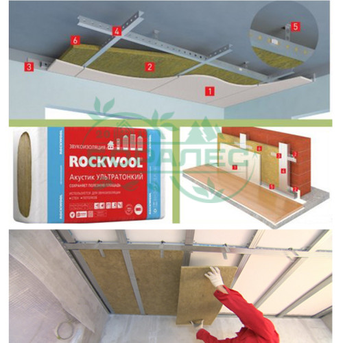 Rockwool (Роквул) Ультратонкий Акустик