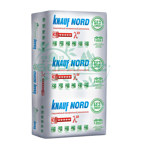 KNAUF NORD TS 033  1250*600* 50 (12шт/уп) (9м2)(0,45м3) (24шт/под)