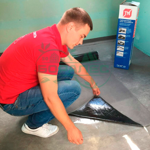 Гидроизоляция пола самоклейка (7,5м2)