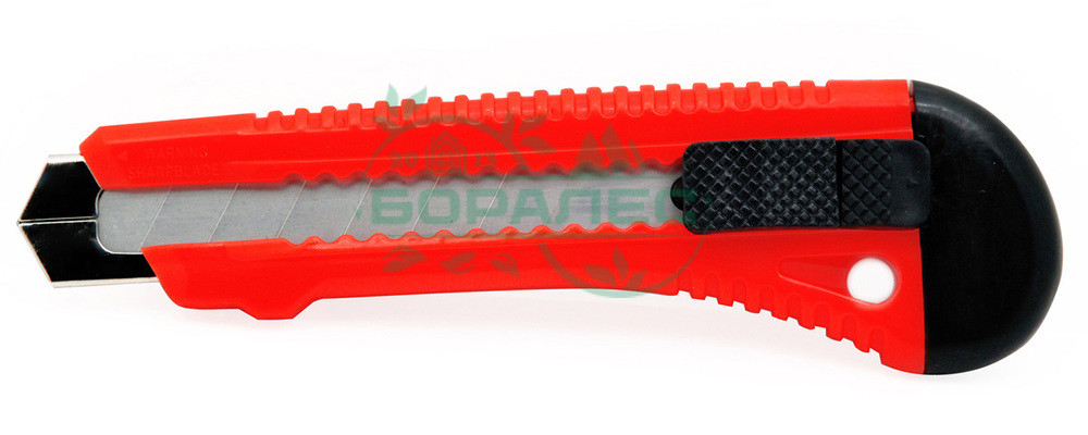 Нож, 18мм, выдвижное лезвие, пластик. корпус "HOGER"
