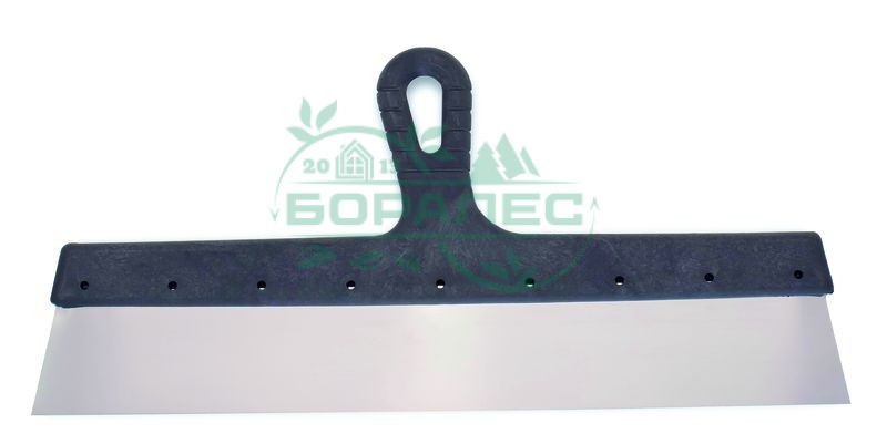 Шпатель фасадный, 450мм, нержавеющая сталь, пластмассовая ручка, "HOGER"