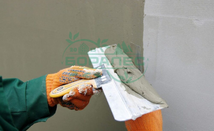 Шпатель 350мм, нержавеющая сталь, пластмассовая ручка "Волат"