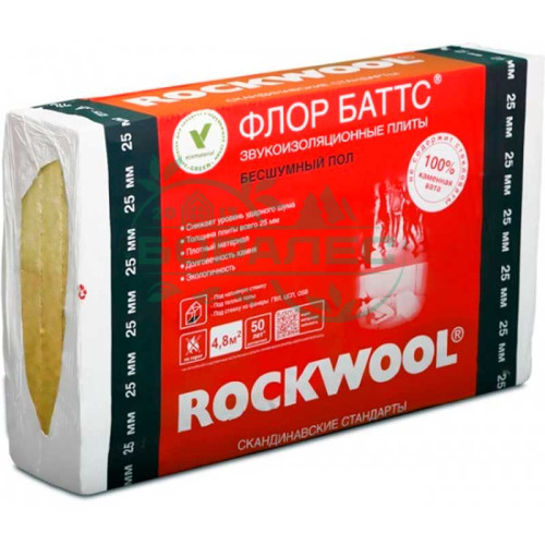 Rockwool (Роквул) ФЛОР БАТТС