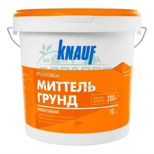 Грунтовка Кнауф Миттельгрунд 10кг 33шт/под